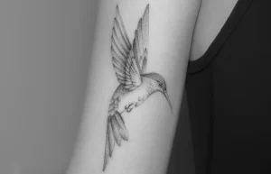 minimalist-hummingbird-tattoo-fine-line-black-ink