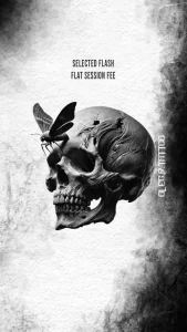 skull_with_moth_dark_realism_flash